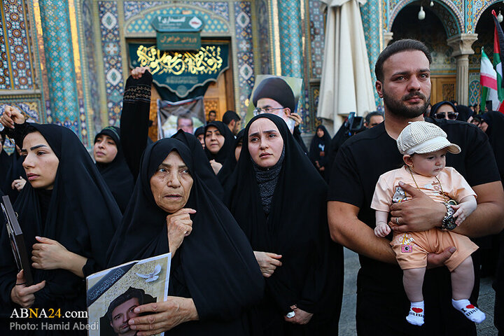 Photos: Funeral ceremony for 8 martyrs of Zionist aggression held in Qom
