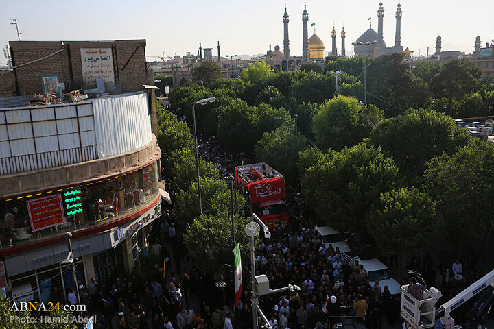 Photos: Funeral ceremony for 8 martyrs of Zionist aggression held in Qom