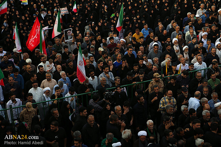 Photos: Funeral ceremony for 8 martyrs of Zionist aggression held in Qom