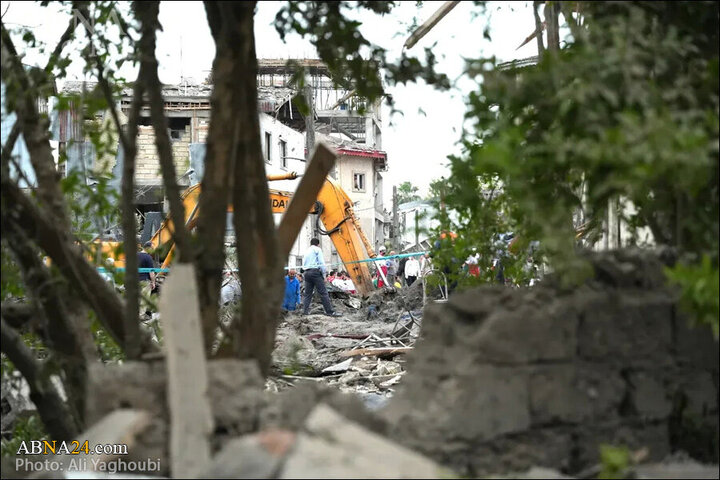 Photos: Israel's criminal attack on Astaneh-ye Ashrafiyeh