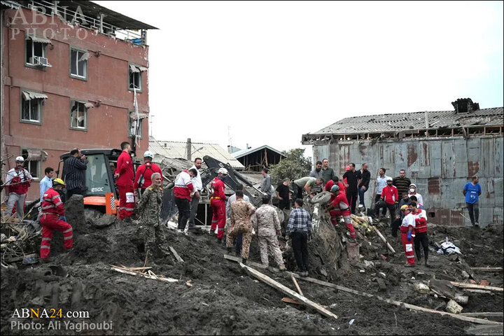 Photos: Israel's criminal attack on Astaneh-ye Ashrafiyeh