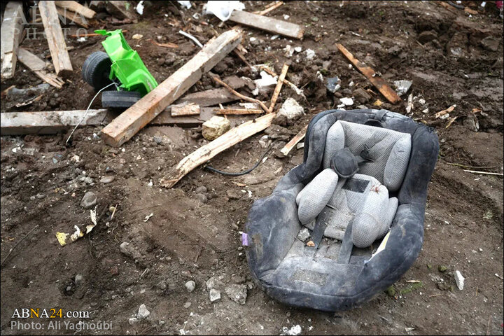 Photos: Israel's criminal attack on Astaneh-ye Ashrafiyeh