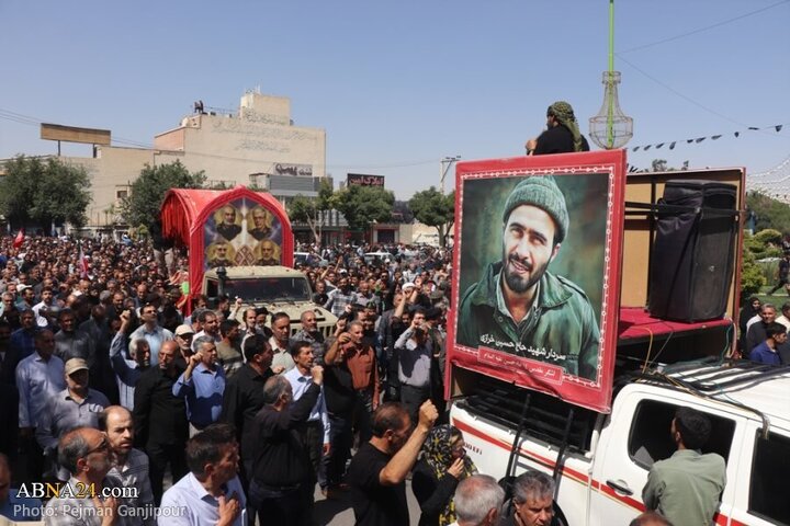 Photos: Funeral of 6 martyrs defending homeland held in Shahreza, Isfahan