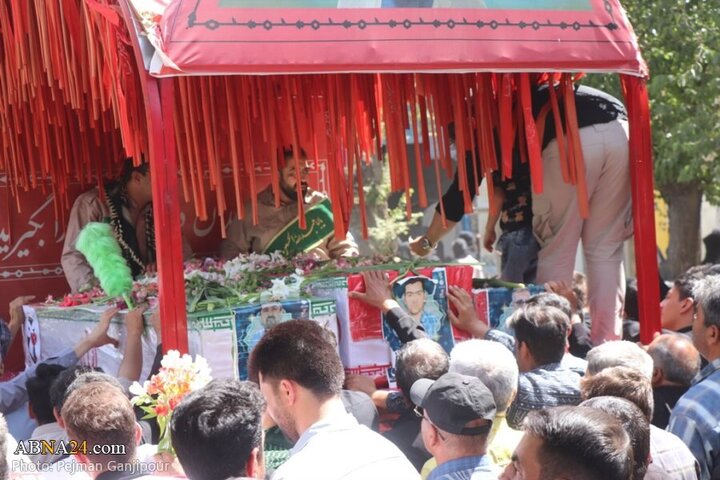 Photos: Funeral of 6 martyrs defending homeland held in Shahreza, Isfahan