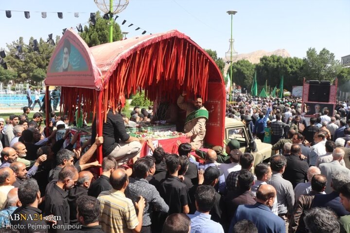 Photos: Funeral of 6 martyrs defending homeland held in Shahreza, Isfahan