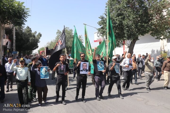 Photos: Funeral of 6 martyrs defending homeland held in Shahreza, Isfahan