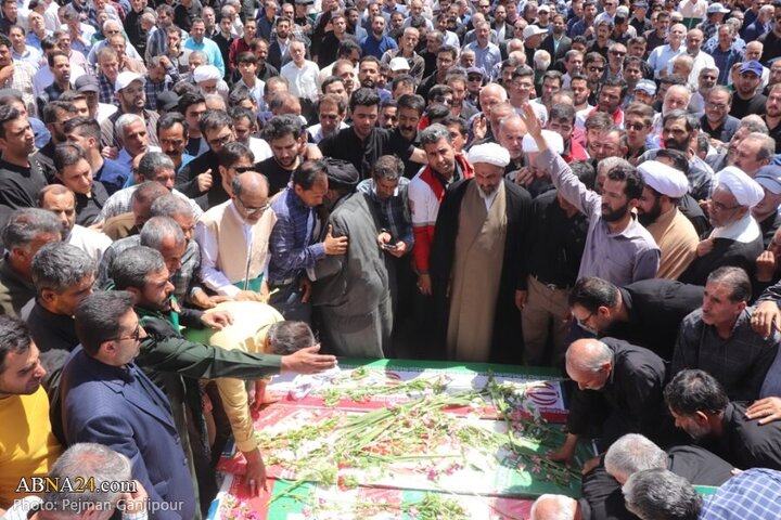 Photos: Funeral of 6 martyrs defending homeland held in Shahreza, Isfahan