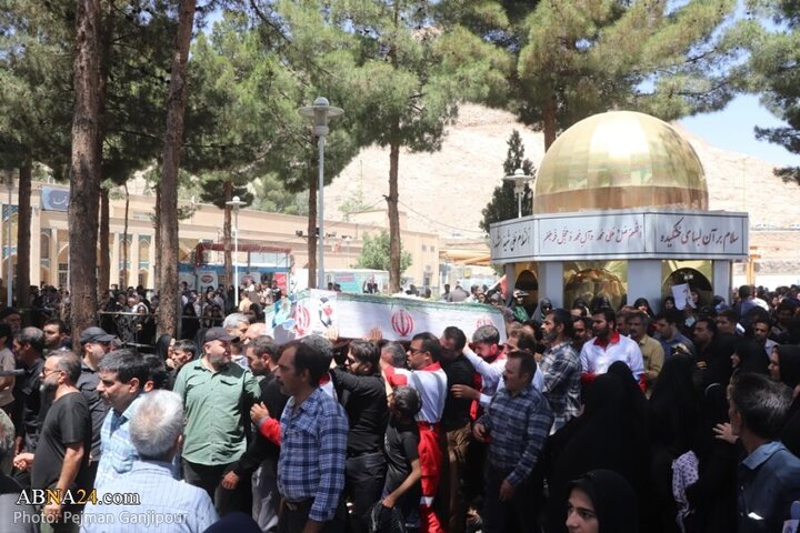 Photos: Funeral of 6 martyrs defending homeland held in Shahreza, Isfahan