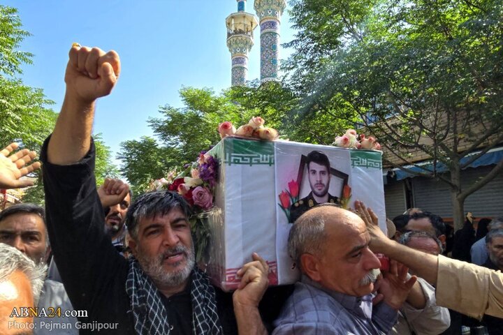 Photos: Funeral of 3 martyrs of brutal attack by Zionist regime in Najafabad, Isfahan