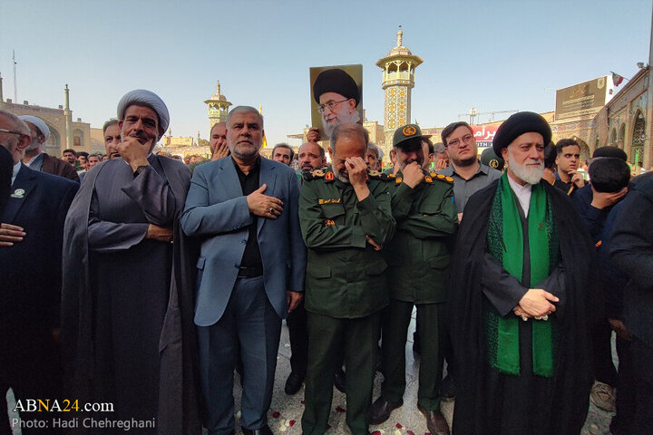 Photos: Funeral ceremony for 8 martyrs of Zionist aggression held in Qom - 2