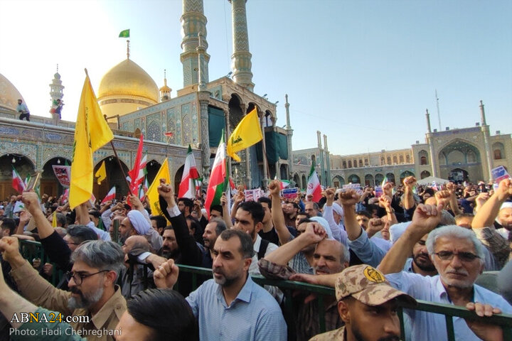 Photos: Funeral ceremony for 8 martyrs of Zionist aggression held in Qom - 2