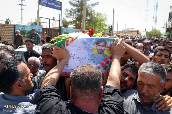 گزارش تصویری | تشییع پیکر دو شهید حملات رژیم صهیونیستی در شهر زازران اصفهان
