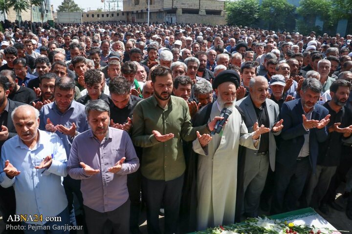 گزارش تصویری | تشییع پیکر دو شهید حملات رژیم صهیونیستی در شهر زازران اصفهان
