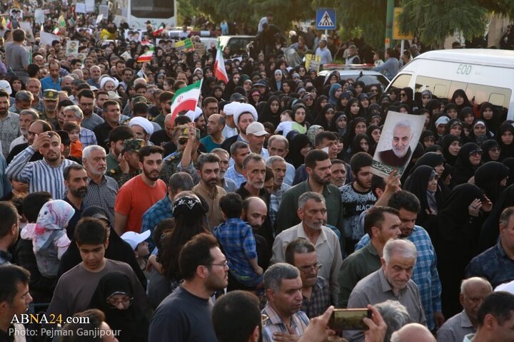 تقرير مصور/ أهالي مدينة اصفهان يشيعون جثامين 13 شهيدا استشهدوا بالعدوان الصهيوني الغاشم