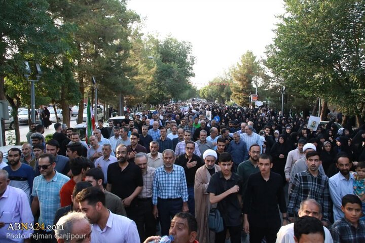 تقرير مصور/ أهالي مدينة اصفهان يشيعون جثامين 13 شهيدا استشهدوا بالعدوان الصهيوني الغاشم