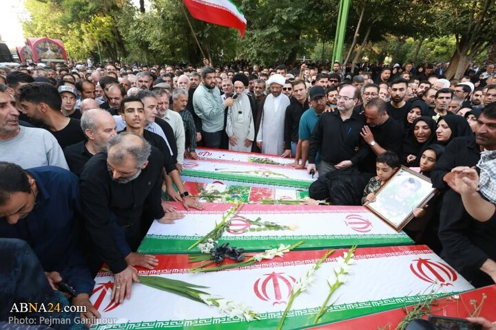 تقرير مصور/ أهالي مدينة اصفهان يشيعون جثامين 13 شهيدا استشهدوا بالعدوان الصهيوني الغاشم