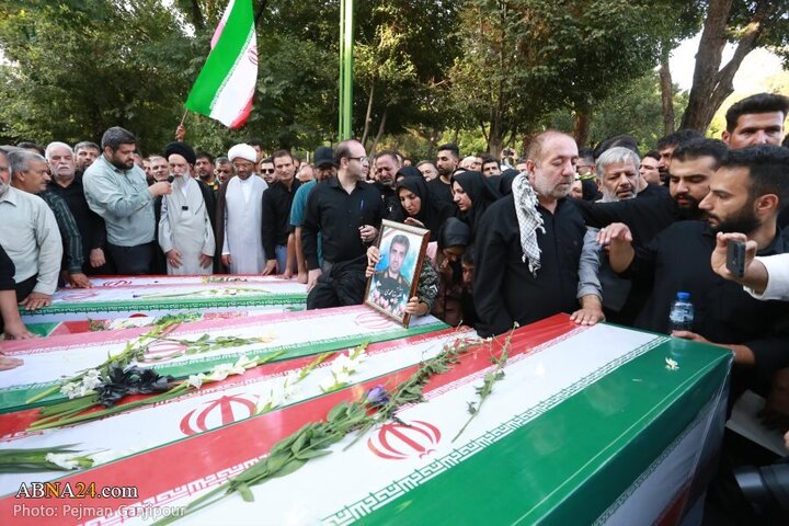 تقرير مصور/ أهالي مدينة اصفهان يشيعون جثامين 13 شهيدا استشهدوا بالعدوان الصهيوني الغاشم