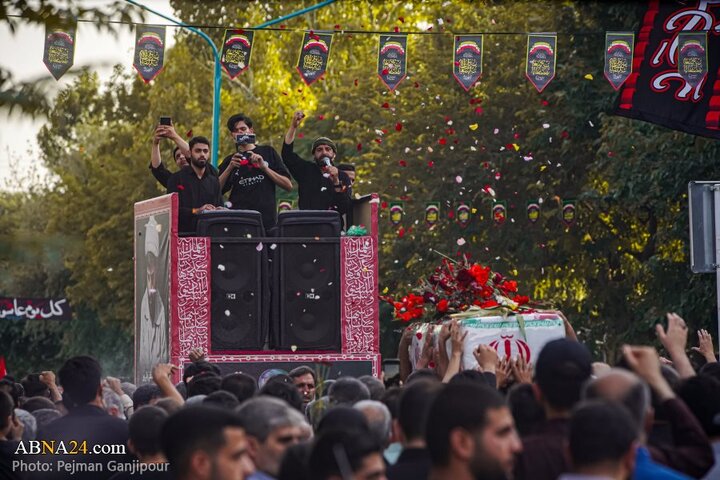 گزارش تصویری | مراسم تشییع پیکر دو شهید تجاوز رژیم صهیونیستی در درچه اصفهان