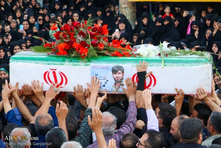 گزارش تصویری | مراسم تشییع پیکر دو شهید تجاوز رژیم صهیونیستی در درچه اصفهان