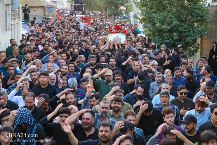 گزارش تصویری | مراسم تشییع پیکر دو شهید تجاوز رژیم صهیونیستی در درچه اصفهان