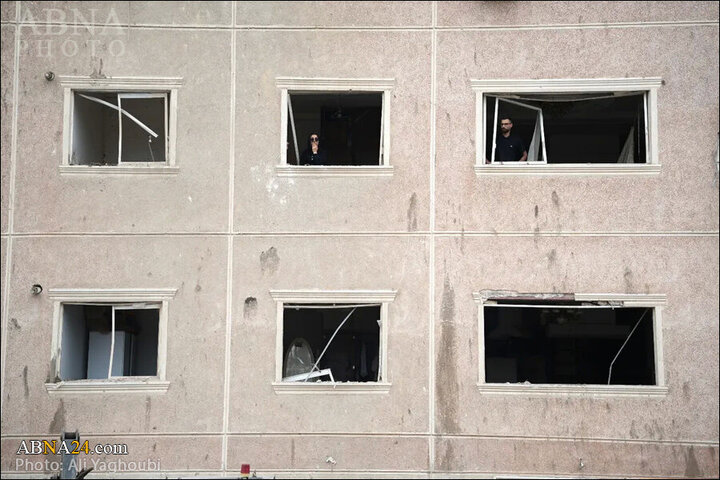 Informe fotográfico | Ataque criminal de Israel contra la ciudad de Astaneh-ye Ashrafiyeh