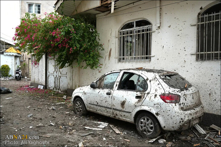 Informe fotográfico | Ataque criminal de Israel contra la ciudad de Astaneh-ye Ashrafiyeh