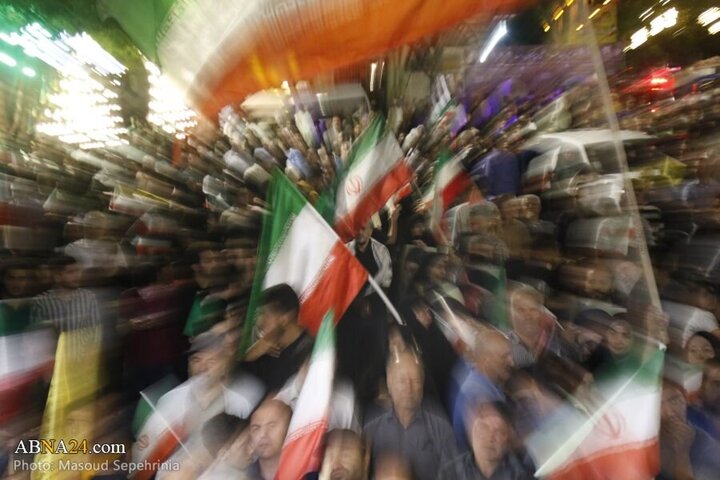 ویدیو | تجمع مردم تبریز در حمایت از نیروهای مسلح جمهوری اسلامی ایران