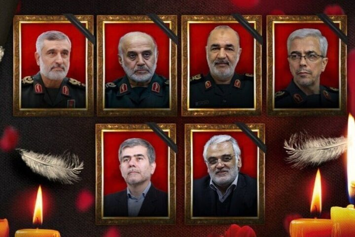 Funeral of Iranian martyred commanders to be held on Saturday