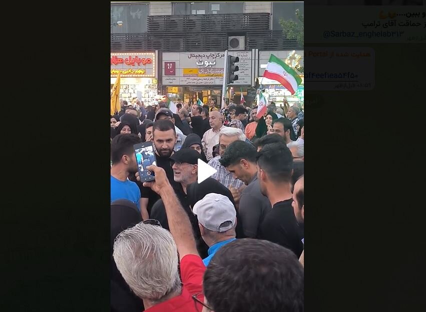 Video: Presence of General Qaani, commander of the IRGC Quds Force, at a rally in Tehran