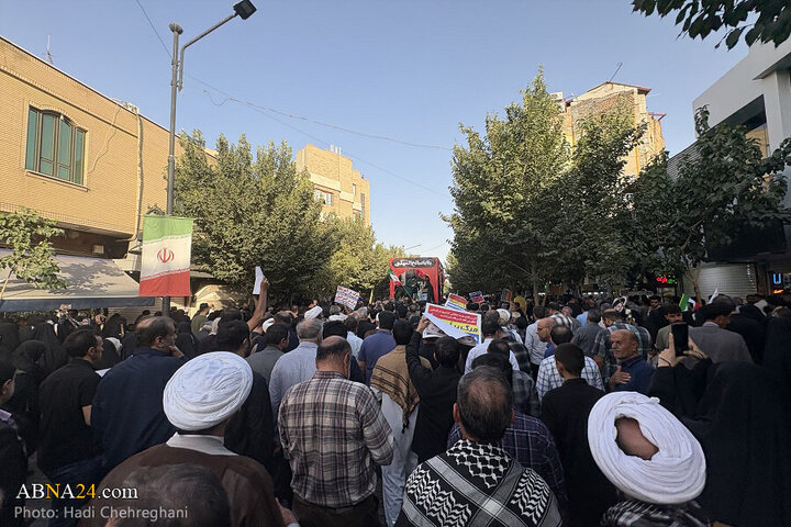 تقرير مصور/ تشييع ثمانية شهداء إيرانيين في حرم السيدة المعصومة (ع) بقم- 2