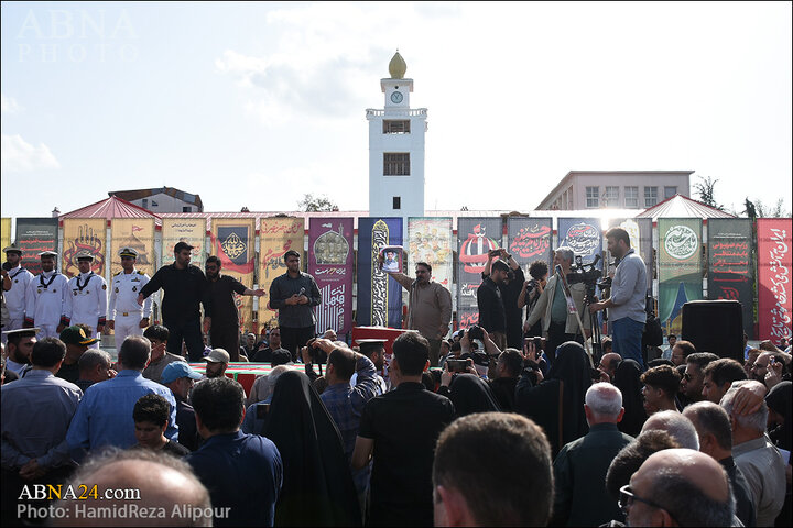 گزارش تصویری | تشییع پیکر شهدای جنایت رژیم صهیونیستی در رشت