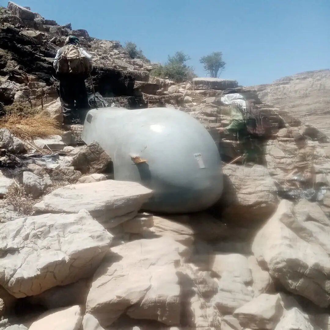 مردِ روستاییِ لُر این بار با شکار پهپاد هرمس از کوه برگشت + تصاویر