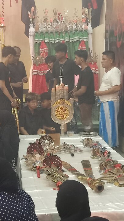 ရန်ကုန်မြို့ ပန်ဂျာ ရှီအဟ် မတ်စ်ဂျစ်ဒ် တွင် မုဟော်ရမ် လ ၁ရက်ည ၌   မဂျ်လစ် စေ ဟိုစိုင်းန် (အ.စ) ပြုလုပ်နေသည့် ပုံရိပ်များ  ။ ။ Photos