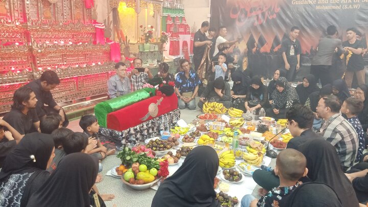 ရန်ကုန်မြို့ ပန်ဂျာ ရှီအဟ် မတ်စ်ဂျစ်ဒ် တွင် မုဟော်ရမ် လ ၁ရက်ည ၌   မဂျ်လစ် စေ ဟိုစိုင်းန် (အ.စ) ပြုလုပ်နေသည့် ပုံရိပ်များ  ။ ။ Photos