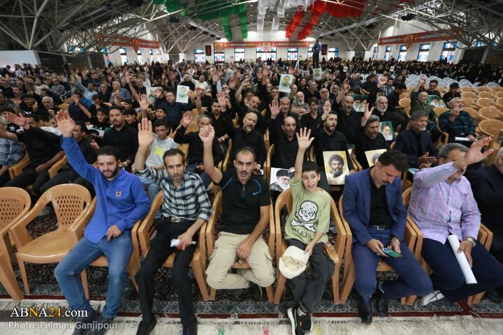 مراسم بزرگداشت شهدای حملات رژیم صهیونیستی در شهر اصفهان