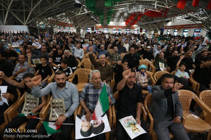 مراسم بزرگداشت شهدای حملات رژیم صهیونیستی در شهر اصفهان