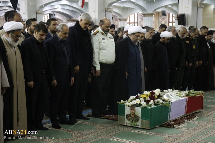 گزارش تصویری | تشییع پیکر مدافع وطن فراجا شهید سرهنگ مهدی رضازاده در تبریز