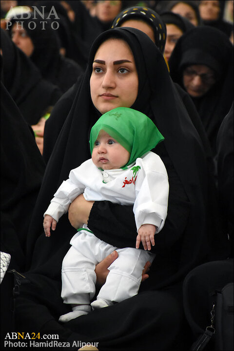 گزار تصویری | اجتماع شیرخوارگان حسینی در مصلی رشت