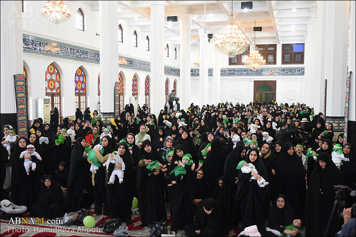 گزار تصویری | اجتماع شیرخوارگان حسینی در مصلی رشت