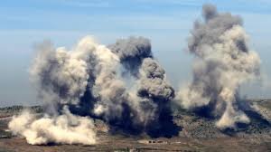 فيديو | سلسلة غارات للعدو الإسرائيلي على التلال المحيطة بمدينة النبطية جنوبي لبنان