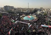 Ang prusisyon ng pag-libing sa mga martir ng pagsalakay ng Israeli laban sa Iran ay nagsimula sa Tehran ngayong umaga, Sabado