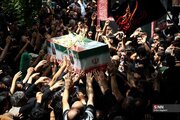Ulat ng Larawan: Mga pag-libing sa mga martir ng pagsalakay ng rehimeng Zionista sa buong Iran