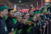 Al-Abbas shrine organises ceremony of replacing dome flag of Aba al-Fadl al-Abbas from red to black (+Photos)