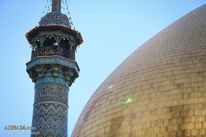 Photos: Changing flag of Hazrat Masoumeh shrine's dome ahead of Muharram