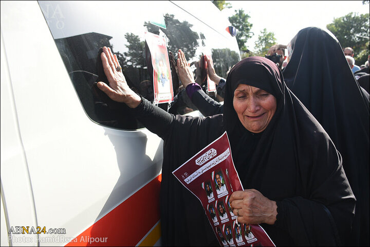 Photos: Funeral ceremony of martyrs of Zionist regime's crimes held in Rasht