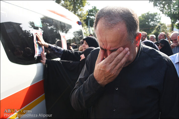 Photos: Funeral ceremony of martyrs of Zionist regime's crimes held in Rasht