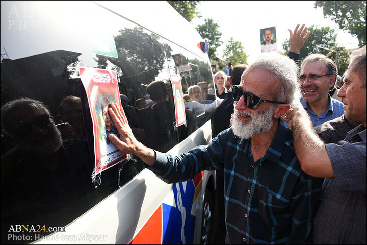 Photos: Funeral ceremony of martyrs of Zionist regime's crimes held in Rasht