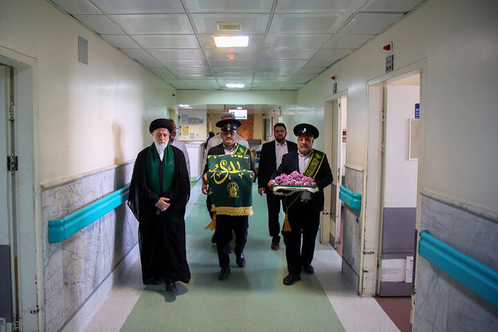 Photos: Servants of Hazrat Masoumeh shrine visit injured people in Zionist regime's attacks
