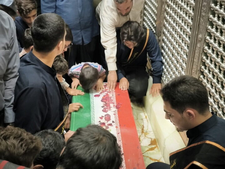 Photos: Funeral of martyred IRGC member held at Hazrat Masoumeh shrine