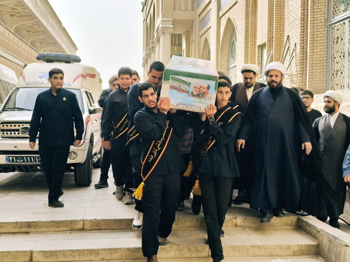 Photos: Funeral of martyred IRGC member held at Hazrat Masoumeh shrine